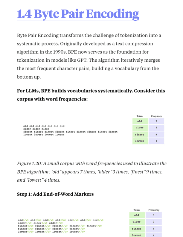 1.4 Byte Pair Encoding
